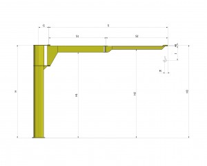 project donati knik-zwenkkraan